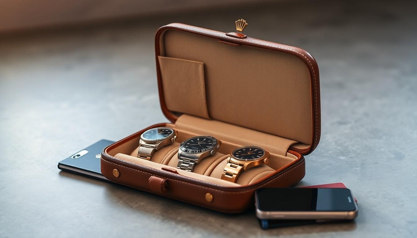 rolex travel pouch